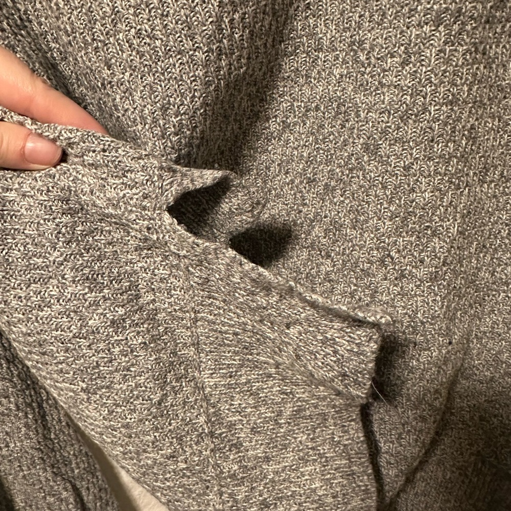 Madewell Gray Crewneck Knit Sweater - Picture 4 of 5